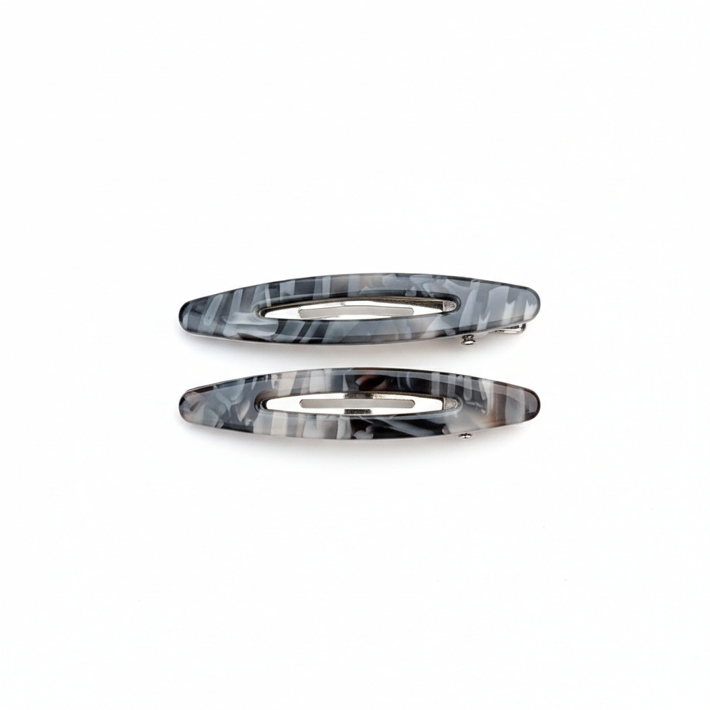 Artisanal Acetate & Metal Side Clips