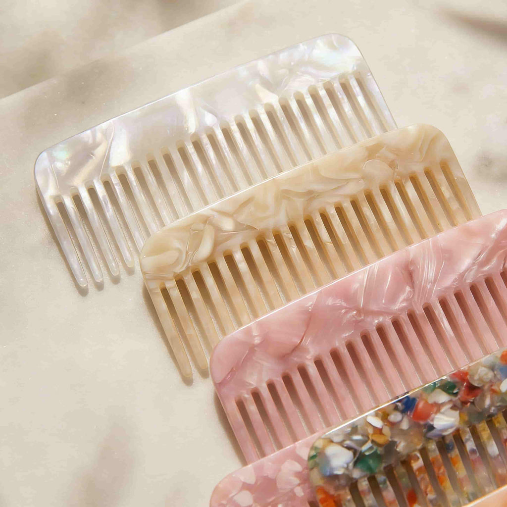 The Luxury Marble Acetate Comb