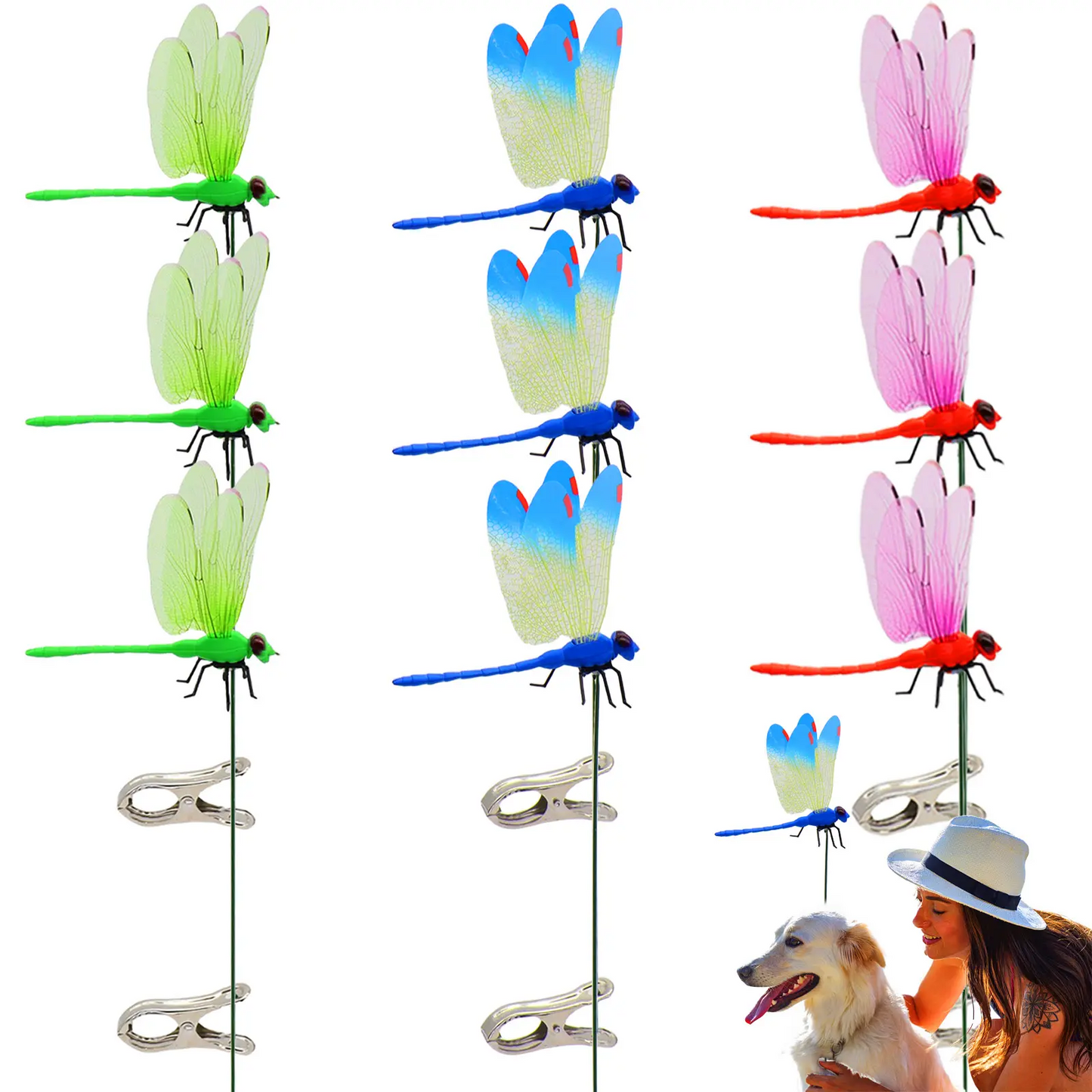Chemical-Free Dragonfly Bug Repellent Clip