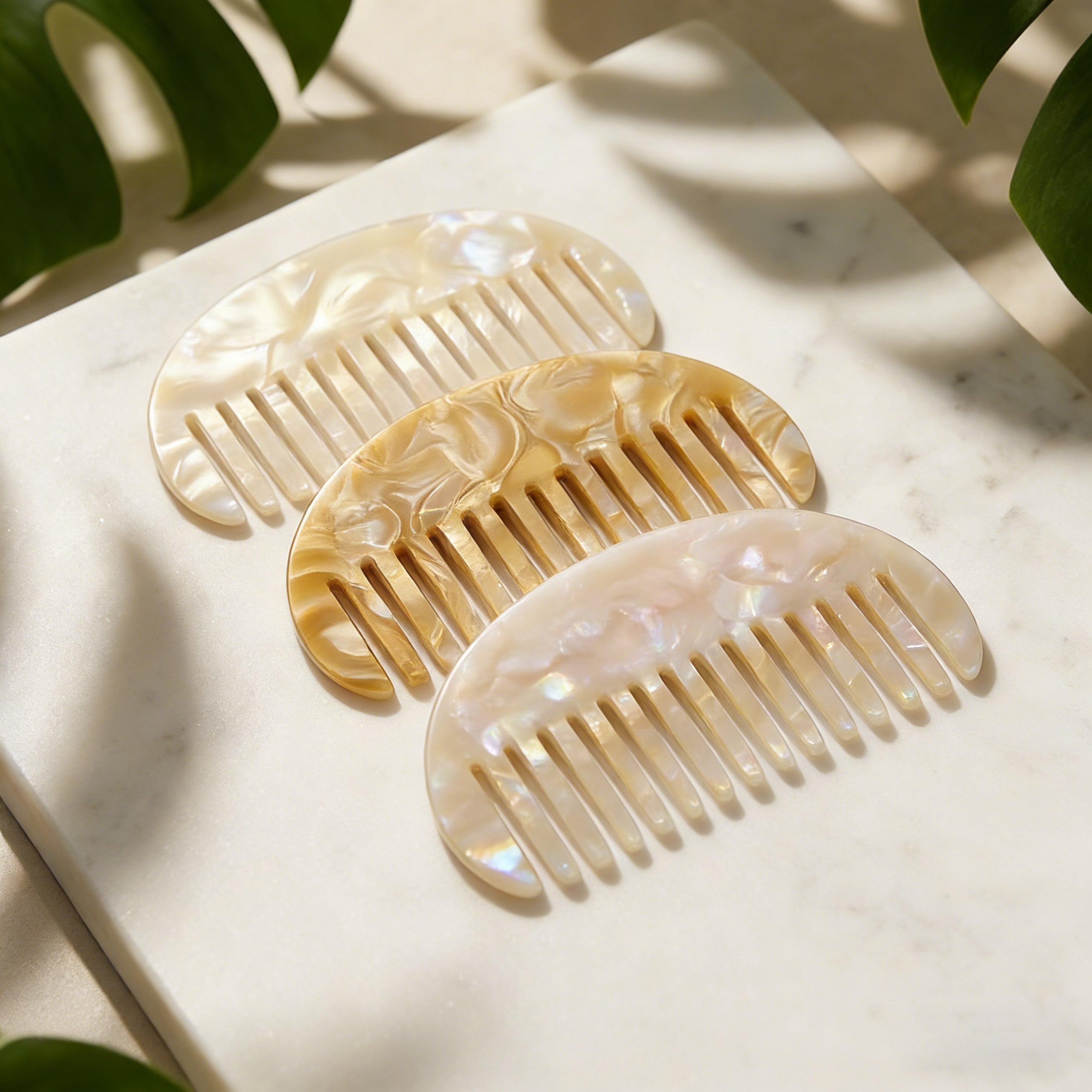 Vintage Minimalist Acetate Hair Comb