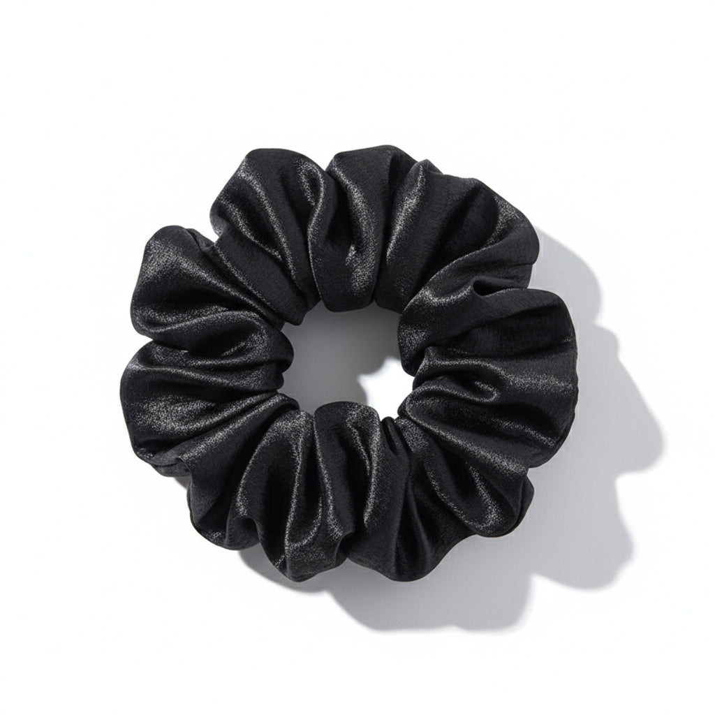 Elegant Shimmer Scrunchies