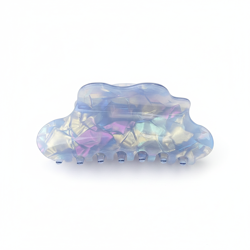 Iridescent Mermaid Cloud Hair Claw Clip
