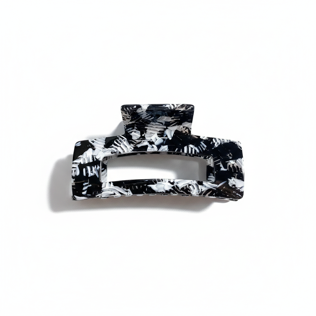 Premium Acetate Geometric Hair Claw Clip