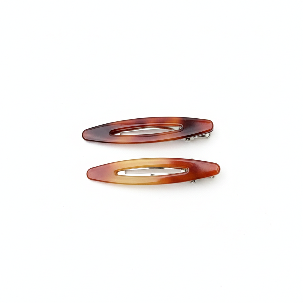 Artisanal Acetate & Metal Side Clips