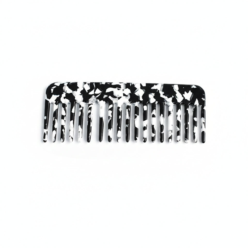 The Luxury Marble Acetate Comb