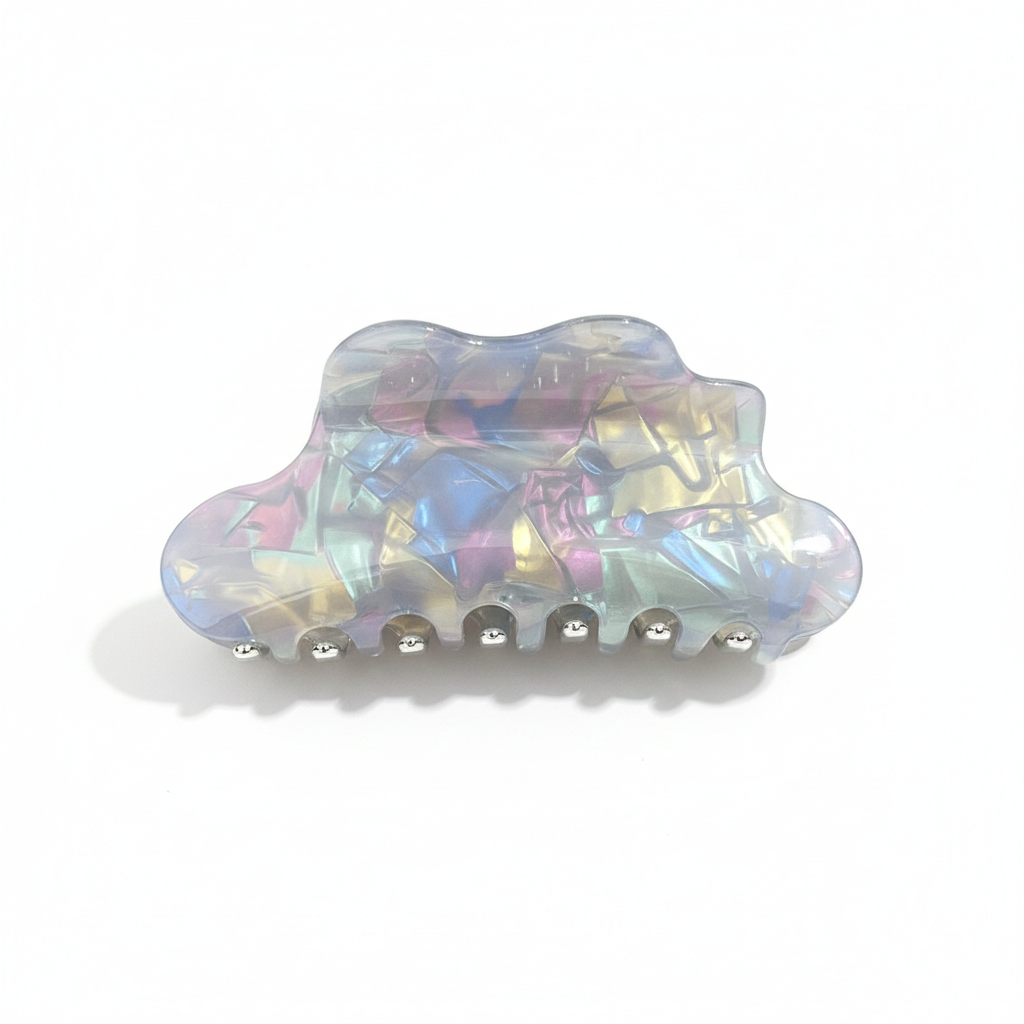 Iridescent Mermaid Cloud Hair Claw Clip