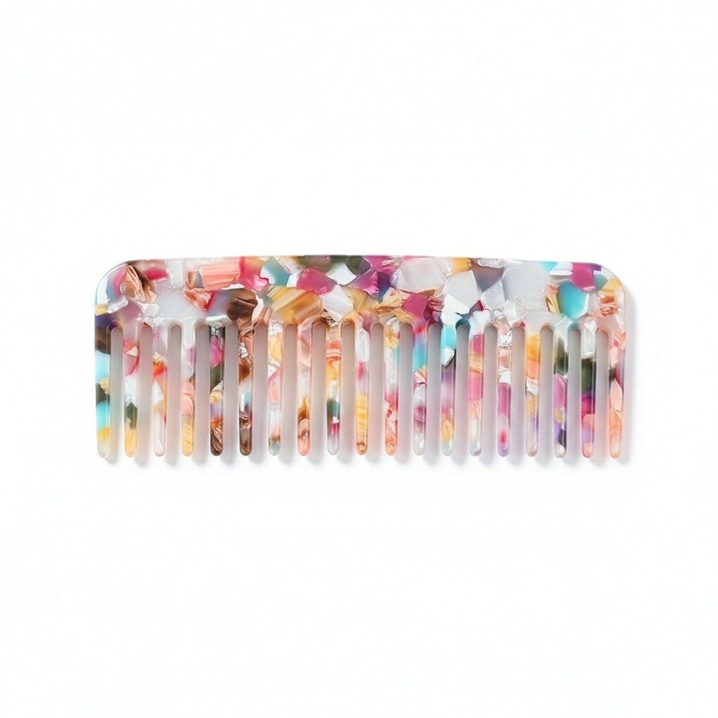 The Luxury Marble Acetate Comb