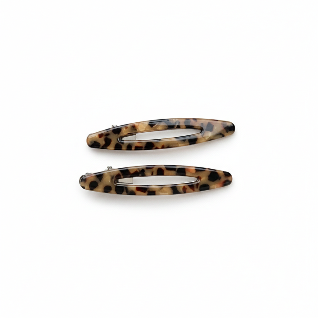 Artisanal Acetate & Metal Side Clips