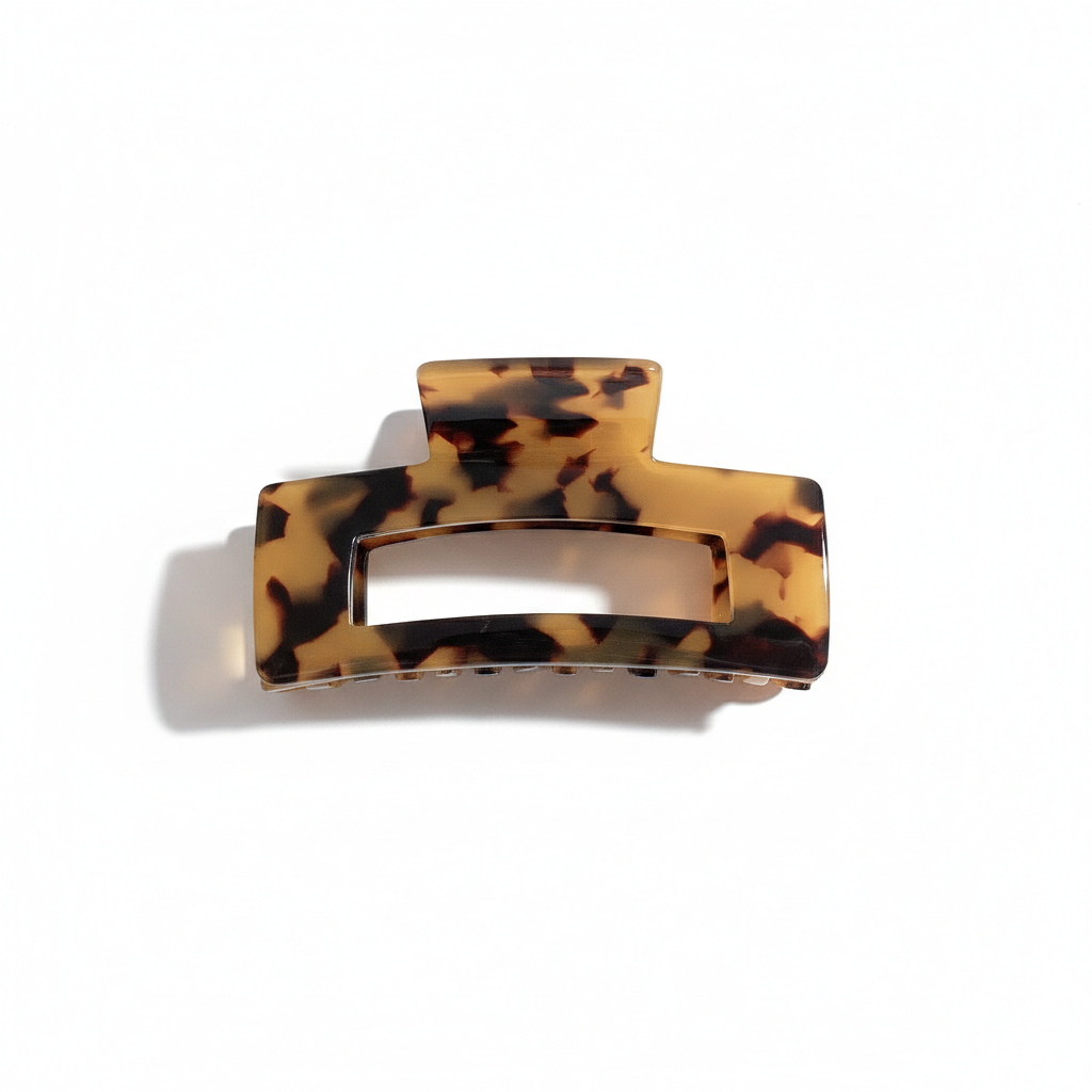 Premium Acetate Geometric Hair Claw Clip