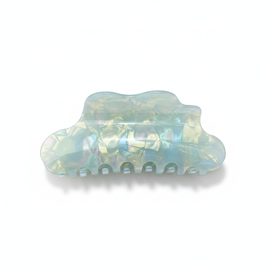 Iridescent Mermaid Cloud Hair Claw Clip