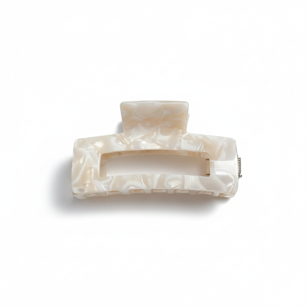 Premium Acetate Geometric Hair Claw Clip