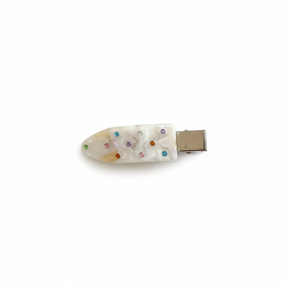 Sparkling Acetate Non-Marking Hair Clip
