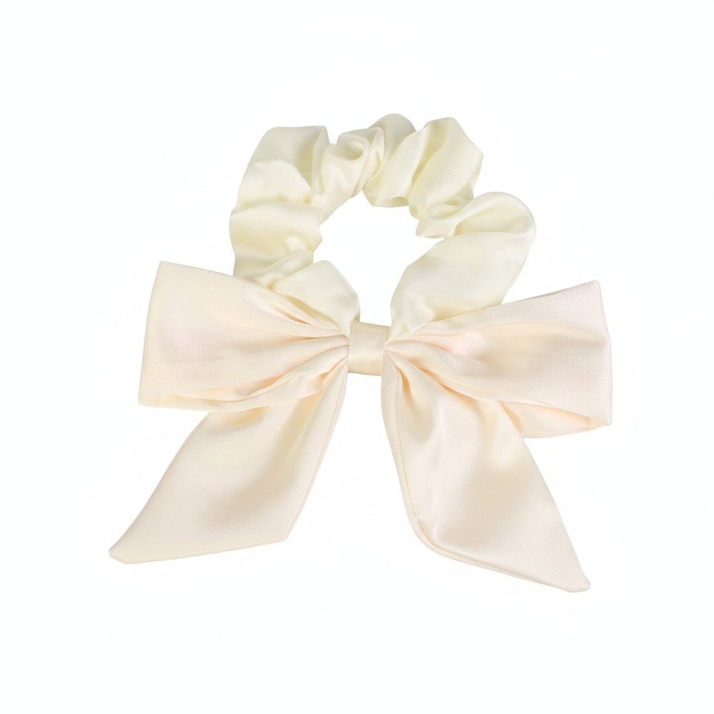 French Ribbon Bows Vintage French Ribbon Bow Scrunchie – Luraset