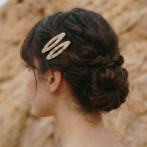 Artisanal Acetate & Metal Side Clips