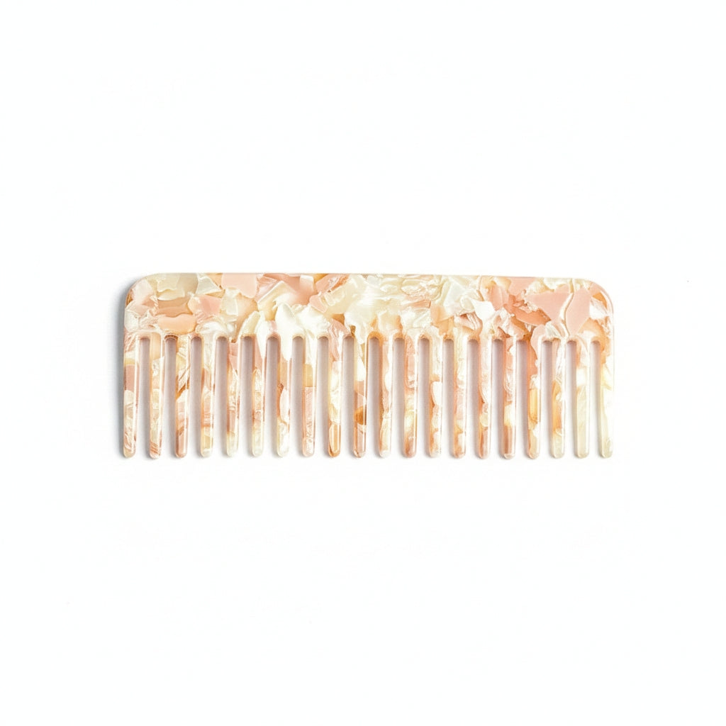 The Luxury Marble Acetate Comb