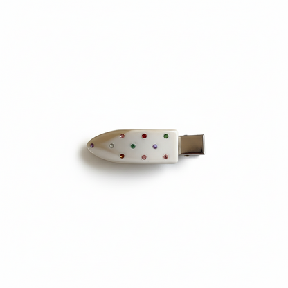 Sparkling Acetate Non-Marking Hair Clip